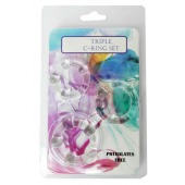 Набор из 3 эрекционных прозрачных колец - Boys of Toys - в Омске купить с доставкой