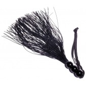 Черная силиконовая плетка - 25,4 см. - Boys of Toys - купить с доставкой в Омске