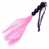 Розовая силиконовая плеть - 35,5 см. - Boys of Toys - купить с доставкой в Омске