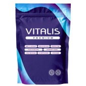 Ребристые презервативы VITALIS Premium Ribbed - 15 шт. - Vitalis - купить с доставкой в Омске