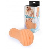 Эластичный мастурбатор в виде вагины телесного цвета - Sexy Girl - в Омске купить с доставкой