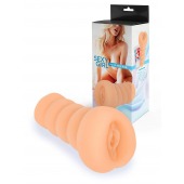 Телесный мастурбатор в виде вагины с узким входом - Sexy Girl - в Омске купить с доставкой