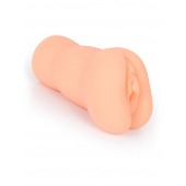 Телесный мастурбатор-вагина с 2 эрекционными кольцами в комплекте - Sexy Girl - в Омске купить с доставкой