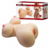 Телесный мастурбатор-торс Fiona - Baile - в Омске купить с доставкой