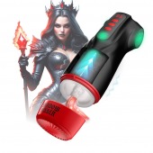 Интерактивный мастурбатор Raven с вакуумом, вибрацией и подсветкой - Shots Media BV - в Омске купить с доставкой