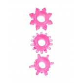 Комплект из трех розовых эрекционных колец - Erowoman-Eroman - в Омске купить с доставкой