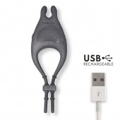 Черное эрекционное виброкольцо с управлением через приложение - Oninder - в Омске купить с доставкой