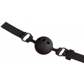 Малый силиконовый кляп-шар на ремешках - Orion - купить с доставкой в Омске