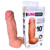 Фаллическая насадка Харнесс UNICOCK 10  - 25 см. - LOVETOY (А-Полимер) - купить с доставкой в Омске