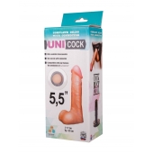 Фаллическая насадка Харнесс UNICOCK 5,5  - 17 см. - LOVETOY (А-Полимер) - купить с доставкой в Омске