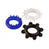 Набор из 3 разноцветных эрекционных колец - A-toys - в Омске купить с доставкой