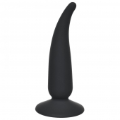 Чёрная анальная пробка P-spot Teazer Black - 12,2 см. - Lola Games - в Омске купить с доставкой