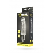 Прозрачная насадка с петлёй для фиксации - 14 см. - ToyFa - в Омске купить с доставкой