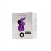 Эрекционное кольцо с подхватом мошонки и стимуляцией клитора Bullet Lastic Ring - Adrien Lastic - в Омске купить с доставкой