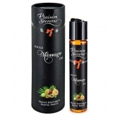 Массажное масло с ароматом экзотических фруктов Huile de Massage Gourmande Fruits Exotiques - 59 мл. - Plaisir Secret - купить с доставкой в Омске