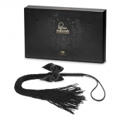 Чёрная плётка Lilly Whip Bijoux - Bijoux Indiscrets - купить с доставкой в Омске
