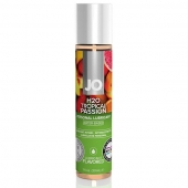 Смазка с ароматом тропических фруктов JO Flavored Tropical Passion - 30 мл. - System JO - купить с доставкой в Омске