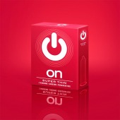 Супертонкие презервативы ON) Super Thin - 3 шт. - ON) - купить с доставкой в Омске