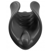 Чёрный мастурбатор Vibrating Silicone Stimulator с вибрацией - Pipedream - в Омске купить с доставкой