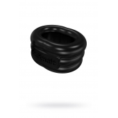 Чёрное эрекционное виброкольцо Stretch - Bathmate - в Омске купить с доставкой