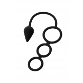 Тройное эрекционное кольцо с анальным хвостом Drop S-size - Erotist Adult Toys - в Омске купить с доставкой