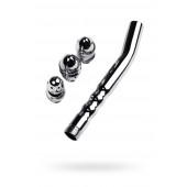 Металлический анальный душ с тремя насадками - ToyFa - купить с доставкой в Омске