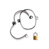 Металлические наручники на замке - ToyFa - купить с доставкой в Омске