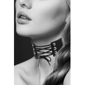Оригинальный ошейник-чокер со шнуровкой - Bijoux Pour Toi - купить с доставкой в Омске