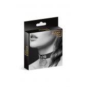 Узенький ошейник из полиуретана с кольцом - Bijoux Pour Toi - купить с доставкой в Омске