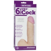 Ультра реалистичная насадка Vac-U-Lock  6  ULTRASKYN Cock - 17,3 см. - Doc Johnson - купить с доставкой в Омске