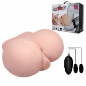 Вагина и анус с вибрацией CrazyBull Vagina and Ass - Baile - в Омске купить с доставкой