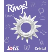 Прозрачное эрекционное кольцо Rings Cristal - Lola Games - в Омске купить с доставкой
