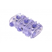 Фиолетовая насадка на пенис Rings Armour - Lola Games - в Омске купить с доставкой