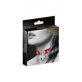 Красный чокер с замком в форме сердца - Bijoux Pour Toi - купить с доставкой в Омске