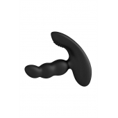 Черный силиконовый стимулятор простаты Levett Nitoc с пультом ДУ - Levett - в Омске купить с доставкой