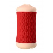 Двухсторонний мастурбатор JOS  NADIN в красном цилиндре - JOS - в Омске купить с доставкой