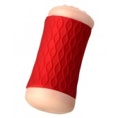 Двухсторонний мастурбатор JOS  NADIN в красном цилиндре - JOS - в Омске купить с доставкой