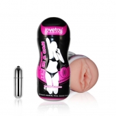 Мастурбатор-вагина Sex In A Can Vibra Vagina Tunnel - Lovetoy - в Омске купить с доставкой