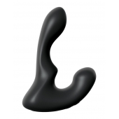Черный анальный вибростимулятор P-Spot Milker - 14 см. - Pipedream - в Омске купить с доставкой