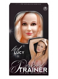 Надувная кукла с вибрацией и 2 любовными отверстиями Hot Lucy Lifesize Love Doll - NMC - в Омске купить с доставкой