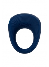 Синее эрекционное кольцо на пенис Satisfyer Ring 2 - Satisfyer - в Омске купить с доставкой
