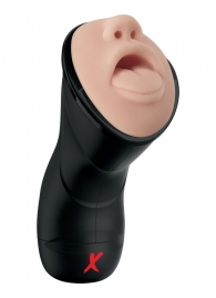 Мастурбатор-ротик Deep Throat Vibrating Stroker - Pipedream - в Омске купить с доставкой