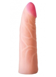 Фаллическая насадка на трусики харнесс - 17,5 см. - LOVETOY (А-Полимер) - купить с доставкой в Омске