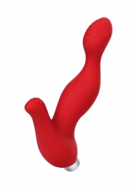Красный силиконовый вибростимулятор простаты Proman - 12,5 см. - ToyFa - в Омске купить с доставкой
