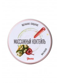 Массажная свеча «Массажный коктейль» с ароматом пина колады - 30 мл. - ToyFa - купить с доставкой в Омске