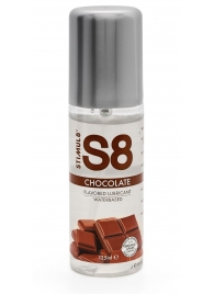 Смазка на водной основе S8 Flavored Lube со вкусом шоколада - 125 мл. - Stimul8 - купить с доставкой в Омске