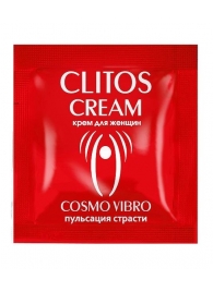 Пробник возбуждающего крема для женщин Clitos Cream - 1,5 гр. - Биоритм - купить с доставкой в Омске