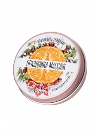 Массажная свеча «Праздника массаж» с ароматом мандарина - 30 мл. - ToyFa - купить с доставкой в Омске