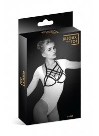 Черная упряжь на грудь Clara - Bijoux Pour Toi - купить с доставкой в Омске