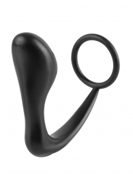 Эрекционное кольцо с анальной пробкой Ass-Gasm Cockring Plug - Pipedream - в Омске купить с доставкой